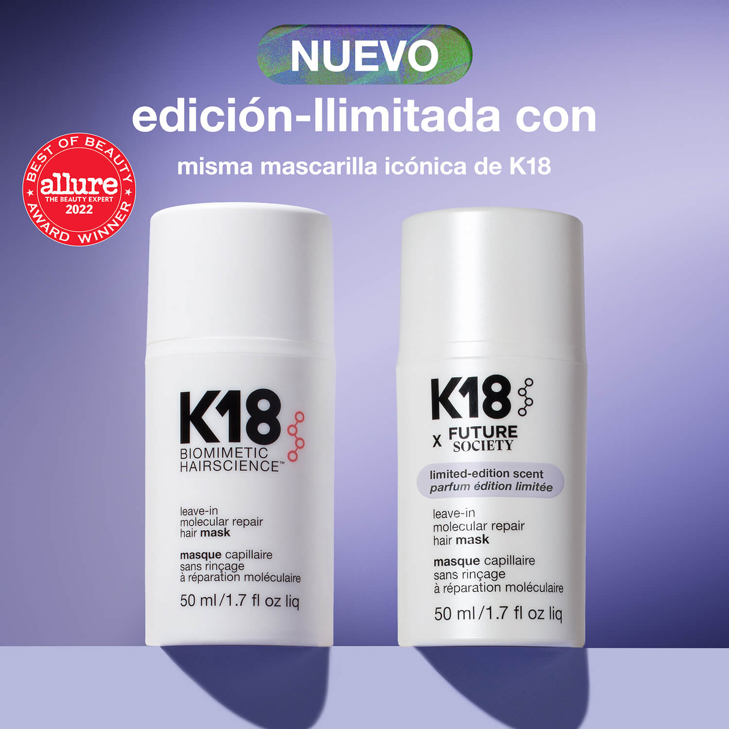 MOLECULAR REPAIR LEAVE-IN MASK K18 X FUTURE SOCIETY (MASCARILLA PARA CABELLO)